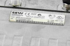 Interruptor Movi Eurodrive PLC, Msw-2s/ck0/ra2a para Producto en Garantía - Product Image 2