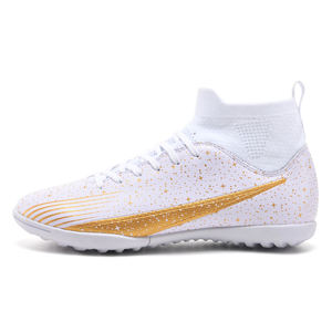 Chaussures de <span class=keywords><strong>football</strong></span> à crampons personnalisées avec logo d'équipe, grandes tailles, haute tige, pour jeunes et adultes, terrain synthétique TF, été, unisexe, 36-47 - Product Image 5