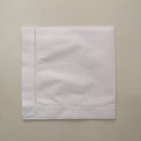 Serviette en dentelle blanche en pur coton de 20 pouces, à point de croix, pour décoration de mariage et de Noël