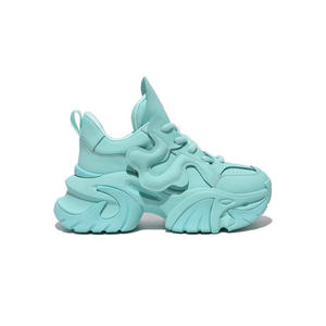 Zapatos Deportivos Casuales para Mujer, Primavera-Verano 2025, Nuevos Estilos, Versátiles, con Suela Gruesa Blanca, Ligeros, que Aumentan la Estatura - Product Image 4