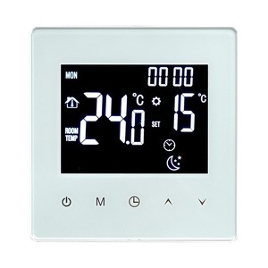 <span class=keywords><strong>Thermostat</strong></span> intelligent Tuya WiFi à écran tactile 3A/16A/25A, double alimentation (eau/gaz/électricité), chauffage LCD programmable, télécommande, économe en énergie - Product Image 1
