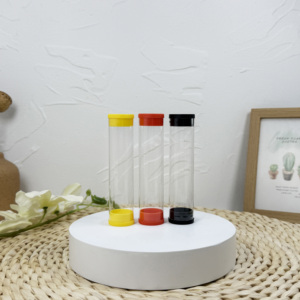 <b>PS</b> Plastic for Tube with White Plastic Plug YJ Brand 10ml-50ml Size for Scientific Experiments Candy Beads & Powder Storage - Product Image 3