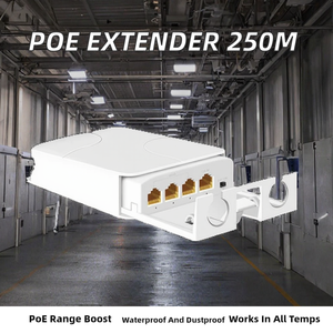 Cámaras IP PoE con Extensor de 250 Metros, 1 Entrada y 3 Salidas, Impermeables IP55, Resistentes al Polvo, 10/100/1000mbps - Product Image 3