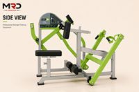 Máquina de remo sentado comercial MRD-PM12 de alta resistencia para entrenamiento de espalda, equipo de fitness para gimnasio