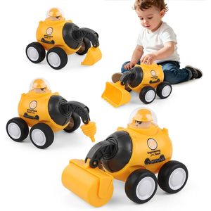 IOMDRWU Construction <b>Toys</b> 3+ Years Old Press Go Engineering Friction Inertia Car Boys Kids Toddlers <b>Trailer</b> Model MC02-5 - Product Image 1