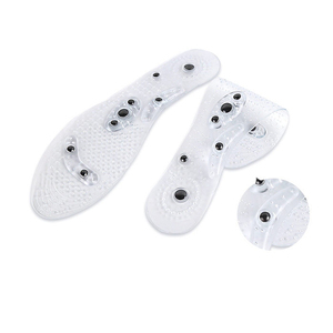 Plantillas de PVC para el Cuidado de los Pies con Acupuntura Magnética, Plantillas Ortopédicas Terapéuticas de Masaje con Corte Libre - Product Image 3
