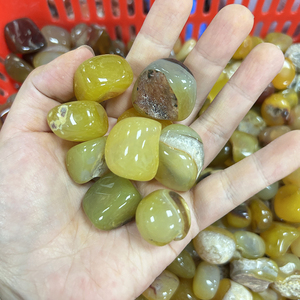 <span class=keywords><strong>Agata</strong></span> gialla lucida all'ingrosso 10-15mm - Product Image 6