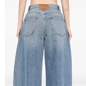 กางเกงยีนส์เอวต่ำทรงหลวมสไตล์วินเทจขายดี รับผลิตตามสั่ง ขายส่ง เสื้อผ้าสตรีทแวร์ทรงโอเวอร์ไซส์ - Product Image 5