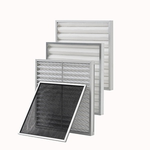 Tùy chỉnh thực hiện V Loại bộ lọc không khí hiệu quả trung bình HEPA tông HVAC Bộ lọc không khí điều kiện mới vật liệu sợi tổng hợp - Product Image 2