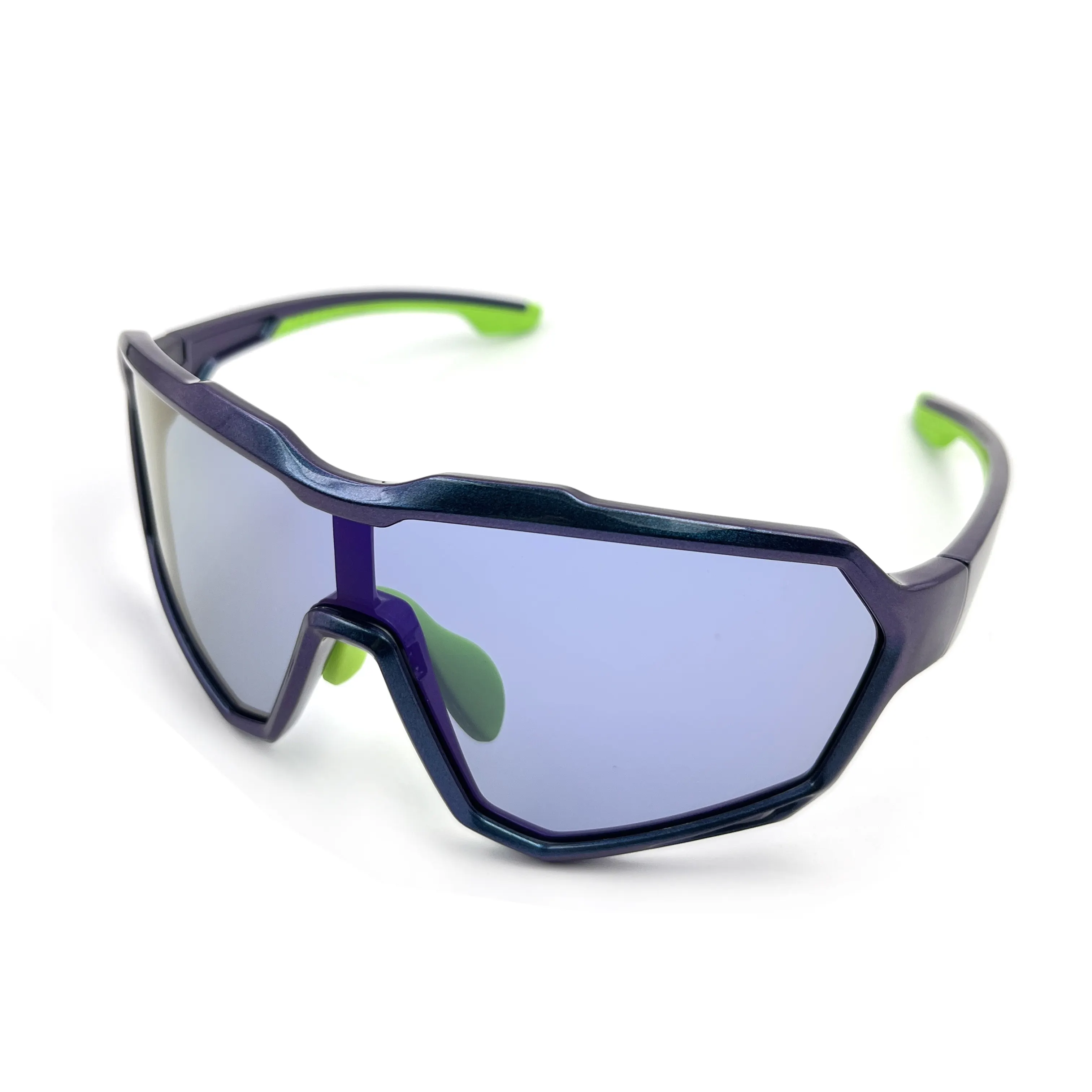 מותאם אישית ספורט שמש משקפיים 2023 אופנה TR90 ספורט משקפי שמש אור כחול עדשת ספורט חיצוני