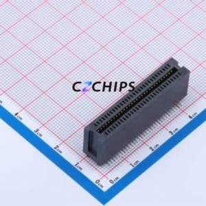 HEV60LP03BK Gold Finger Connector SMD,P=1.27mm Connector ( Connector Type: EDGE SLOT )( Pitch: 1.27mm )( Total PIN Count: 60P ) - Product Image 1