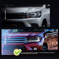 Faro LED de Alta Luminosidad para Toyota Hilux 2015-2019, Solución de Proyección para Visión Nocturna, Ensamblaje de Faro Delantero, Actualización Plug and Play