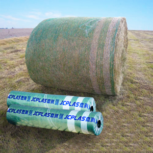 Filet de balle en plastique de couleur verte de vente chaude sous l'enveloppe d'ensilage filet à tricoter de foin de maille de HDPE filet d'emballage d'ensilage d'usine