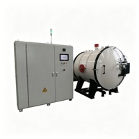 Haute température 2500 ℃   Four de frittage sous vide à induction atmosphérique d'argon pour la densification du carbure de tungstène