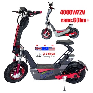 สกู๊ตเตอร์พับได้ 3000w 72v ระบบกันสะเทือนเต็มรูปแบบ ระยะทาง 80 กม. กันน้ำ พกพาสะดวก ดีไซน์พับเก็บได้ ขนาดกะทัดรัดสำหรับจัดเก็บง่าย - Product Image 6