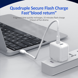 PD <span class=keywords><strong>30W</strong></span> USB C <span class=keywords><strong>Chargeur</strong></span> de téléphone portable mural QC 3.0 Type C Charge rapide pour <span class=keywords><strong>iPhone</strong></span> <span class=keywords><strong>14</strong></span> <span class=keywords><strong>Pro</strong></span> et pour Xiaomi Redmi pour l'utilisation de l'appareil photo - Product Image 5