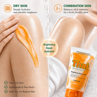Crème éclaircissante pour le corps thaïlandaise personnalisée, lotion éclaircissante à la niacinamide pour peaux foncées et claires, OEM ODM, étiquette privée
