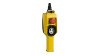 Interruttore a pulsante XACD22A0101, 1 contatto normalmente chiuso, giallo, polipropilene, IP65, collegamento a vite.