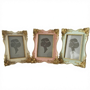 American Style Resin <b>Photo</b> <b>Frame</b> 6" Handmade Eco-Friendly Unique Design and Style with Multicoloured - Product Image 2