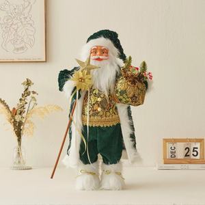 Bambola Decorativa di <span class=keywords><strong>Babbo</strong></span> <span class=keywords><strong>Natale</strong></span> da Scrivania Fatta a Mano <span class=keywords><strong>Statuetta</strong></span> e Ornamento Natalizio - Product Image 4