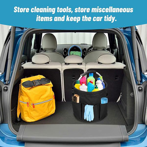 Factory 17L Cleaning Supplies Caddy Bag Organizer Cleaning Supplies <b>Buckets</b> Foldable Cleaning Tools Bag Portable Cleaning Caddy - Product Image 5