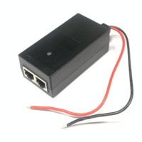 Injecteur PoE passif 12W 48V vers 24V, alimentation de type bureau, CE FC RJ45, adaptateur PoE pour point d'accès Ethernet PoE Gigabit 1000 Mbps
