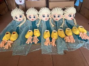 Running Fun Cosplay Princess <span class=keywords><strong>Anna</strong></span> Mascot Costume personaggio dei cartoni animati <span class=keywords><strong>Elsa</strong></span> Mascot Costume Suit per adulti - Product Image 4