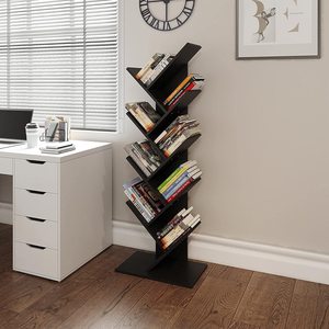 Estantería de madera con forma de árbol para el hogar, estantería moderna para dormitorio, combinación de puertas, libros para niños - Product Image 6