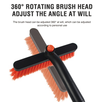Brosse à neige tout-en-un robuste, grattoir à glace et balai pour un nettoyage rapide du pare-brise et du toit, kit d'entretien hivernal