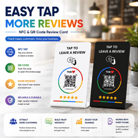 Carte NFC programmable économique pour paiement, contrôle d'accès et clé d'hôtel, en PVC durable et étanche, avec avis Google