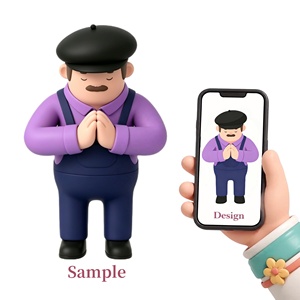 Figurine en vinyle Meiyantoys au design OEM, figurine de gentleman <span class=keywords><strong>vintage</strong></span>, poupée en plastique personnalisée, figurine d'action pour la décoration de bureau - Product Image 1