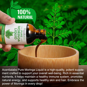 Acentiallabs чистая жидкость Moringa Премиум потенция жидкость Moringa 60 мл порошок Moringa Органическая жидкость питает кожу и волосы - Product Image 3