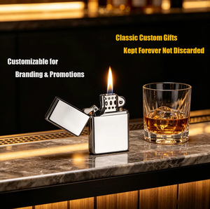 Accendino a cherosene in ottone grezzo con rotella a fuoco, ricaricabile, per sigarette, con logo personalizzato, vendita all'ingrosso, OEM, ODM, direttamente dalla fabbrica - Product Image 4