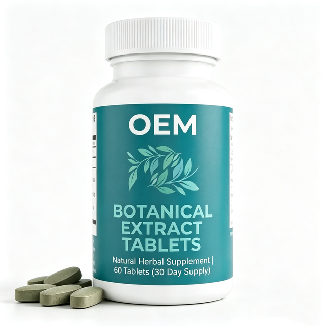 OEM Private Label Botanical Extract 60 Count Tablets Herbal Supplement Bulk Supply Custom Brand