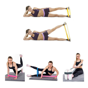 Juego de 5 Bandas de Resistencia de Látex, Ligeras, Duraderas y Portátiles, para Viajes, Yoga, Pilates y Entrenamiento - Product Image 6