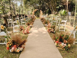 <span class=keywords><strong>Camino</strong></span> de <span class=keywords><strong>mesa</strong></span> de 40 pulgadas No Fray Fall, rollo de arpillera de <span class=keywords><strong>yute</strong></span> 100% para decoración de boda para funda de bolso de niña - Product Image 4