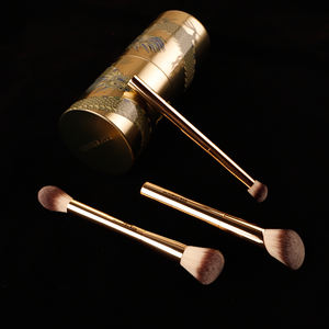 Set Kuas Makeup Kustom Seri Naga dengan Silinder dan Kotak Bulu Vegan Set Kuas Kosmetik Mewah - Product Image 3