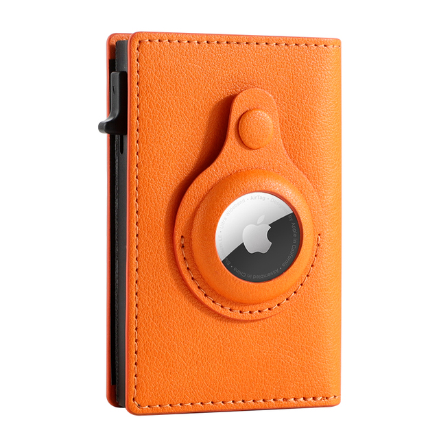 Wholesale Hot Selling Custom RFID Blocking Magnetic PU Leather Smart Wallet for Airtag Tracker Case