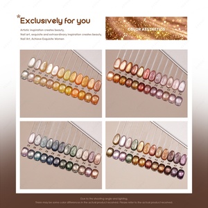 JTING Fournisseur de premier plan, Collection de vernis gel magnétique effet œil de chat doré 48 couleurs, sans TPO/Hema, OEM ODM - Product Image 3