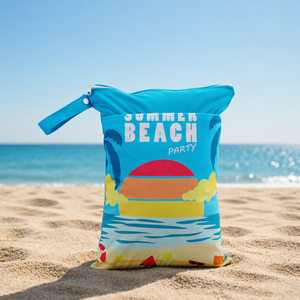 Bolsa Impermeable Personalizada para Playa, Bolsa de Almacenamiento Portátil para Viajes, Bolsa Multifuncional para Bebés para Vacaciones en la Playa - Product Image 1