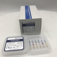 Limas Rotatorias Endodónticas de NiTi Aprobadas por la CE, Super FileNiti con Activación por Calor, Color Azul, Hechas de Aleación de NiTi