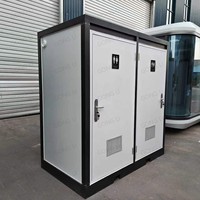 Cabine de toilettes préfabriquée portable à prix abordable, mini-abri de camping, douche, siège de toilette, toilettes à la turque, salle de bain mobile