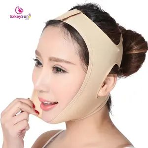 Cinturón adelgazante facial con escote en V ajustable para hombre y mujer, banda personalizada para Realce de mejillas, productos para el cuidado de la piel, línea en v coreana, 2021