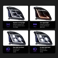 Para Toyota Prado LC120 2003-2009, Lentes de Proyector LED Modificados y Mejorados, Señales de Giro, Luces de Circulación Diurna, Faros Delanteros