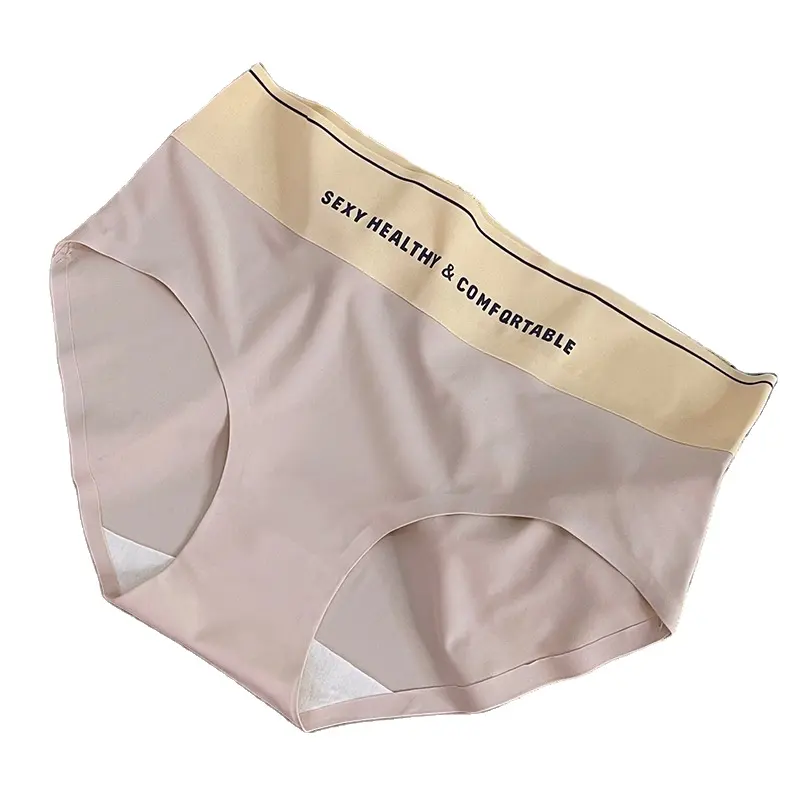 Culottes sexy de couleur unie culottes sans couture taille haute culottes pour filles respirantes