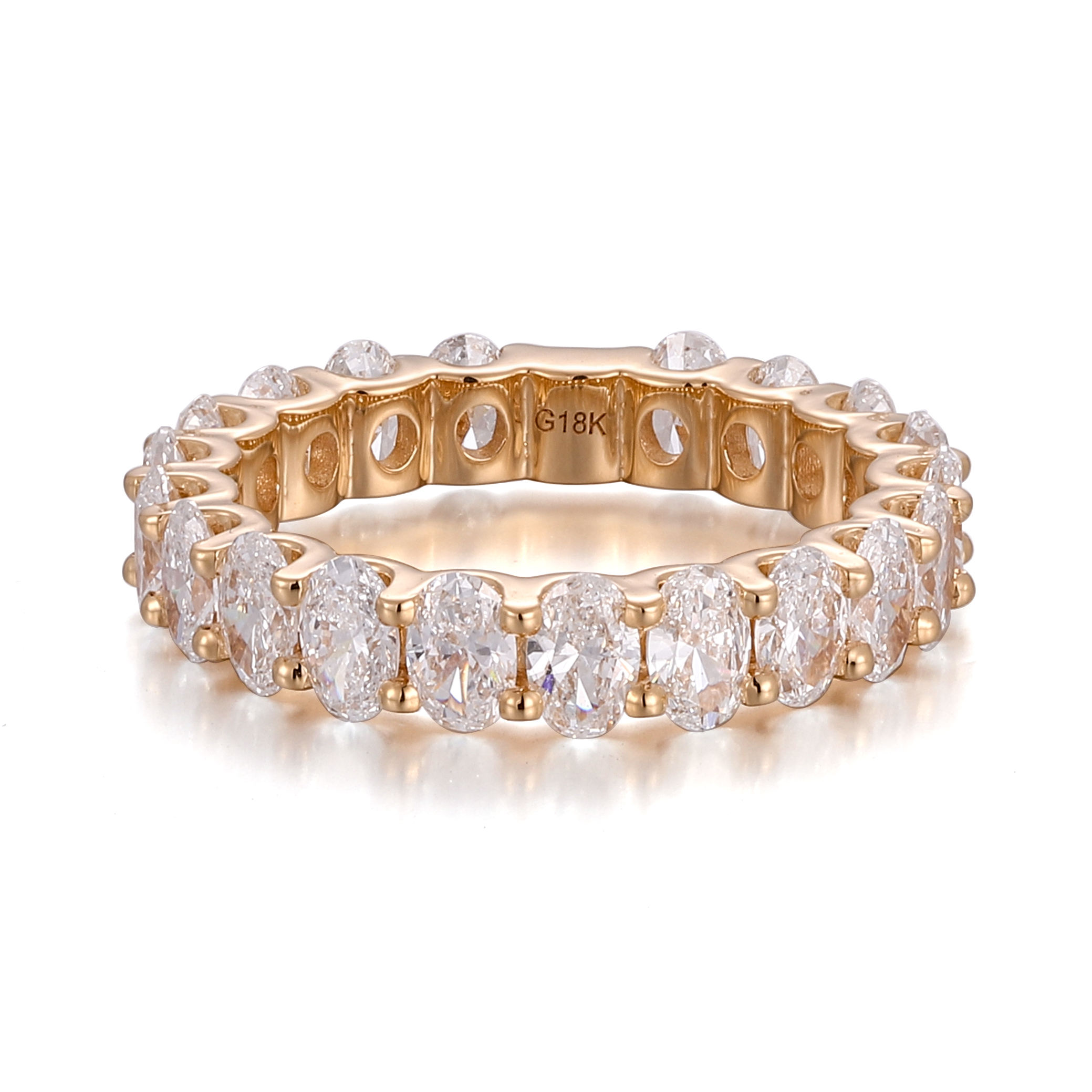 แหวนเพชรแล็บ 10Kgold แท้