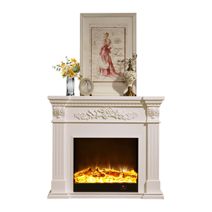 Chimenea eléctrica LED independiente pequeña de lujo, diseño <span class=keywords><strong>Kamin</strong></span>, troncos decorativos de Control remoto para sala de estar, hogar Foshan - Product Image 1