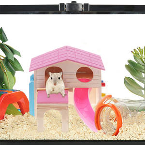 Modern ülke tarzı katı ahşap evcil hayvan kafesi yaratıcı kapalı ve açık toptan <span class=keywords><strong>Hamster</strong></span> evleri ile katı desen - Product Image 6