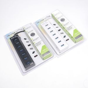Concentrador USB 3.0 de 7 Puertos Xinqiyi de Alta Velocidad con Cable de 1.2m - Product Image 4