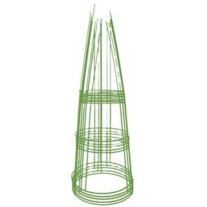 Cage de Support en métal galvanisé de 2 m, Cage pour plantes, tomate de 48 pouces, avec 3/4 anneaux - Product Image 5